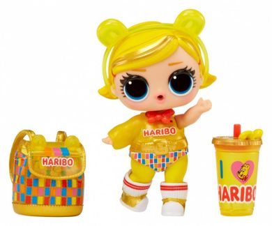L.O.L. Surprise Loves Mini Sweets X Haribo, Goldbears, valiza si 3 papusi fashion