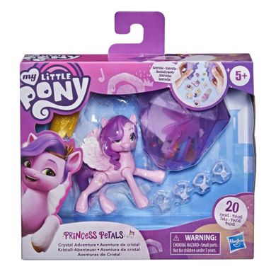 My Little Pony, Crystal Adventure, Princess Petals, figurina cu accesorii