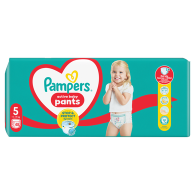 Pampers Pants, scutece-chilotel marimea 5, 12-17 kg, 48 buc.