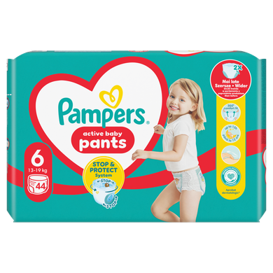 Pampers Pants, scutece-chilotel marimea 6, 14-19 kg, 44 buc.