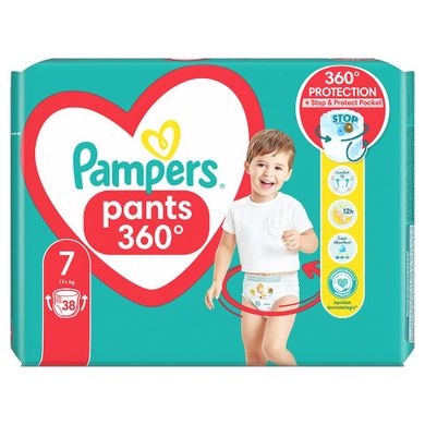 Pampers Pants, scutece-chilotel marimea 7, 17 kg+, 38 buc.