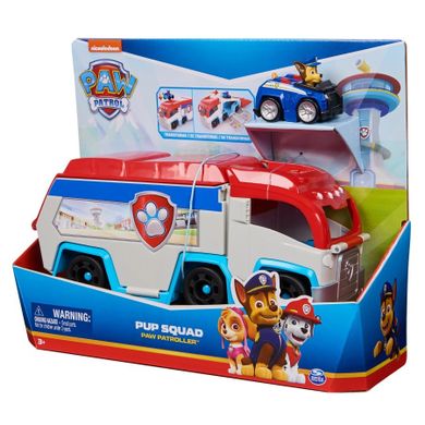 Paw Patrol, Pups Squad, Paw Patroller, masina fara figurina