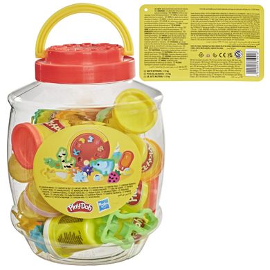 Play-Doh, Bucket Full of Fun, set creativ, 20 cutie cu plastilina
