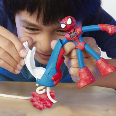 Play-Doh, Marvel, Spider-Man, figurina si accesorii, set creativ