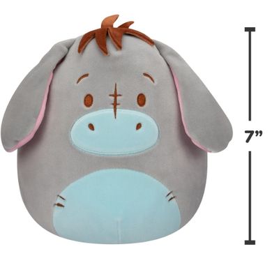 Squishmallows, Disney, Winnie the Pooh, Eeyore, jucarie de plus, 18 cm