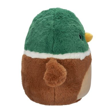Squishmallows, Fuzzamallows, Avery, Mallard Duck, jucarie de plus, 30 cm