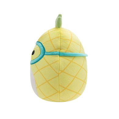 Squishmallows, Maui Pineapple w Scuba Mask, jucarie de plus, 19 cm