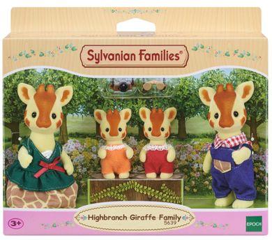Sylvanian Families, Familia de girafe cu gatul lung, set de figurine, 5639
