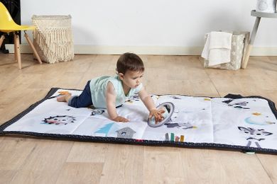 Tiny Love, Taramul magic, Gigant, covoras interactiv, alb-negru, 100-150 cm