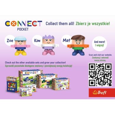 Trefl, Connect, Pocket Girl, Bea, set de constructie, 35 piese, 62004