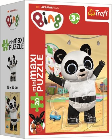 Trefl, Prietenii lui Bing, puzzle mini maxi, 20 elemente, 1 buc.
