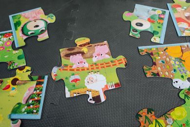 Trefl, Trefliks, Bebelusi amuzanti, Baby Maxi, puzzle, 2-10 piese