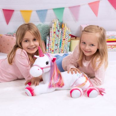 Bayer Design, unicorn de plus, jucarie interactiva, 40 cm