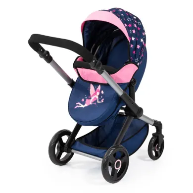 Bayer Design, Xeo, carucior multifunctional pentru papusi, bleumarin-roz