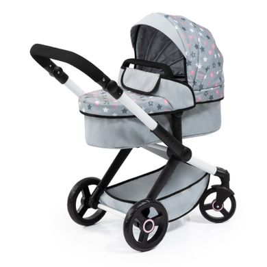 Bayer Design, Xeo, carucior multifunctional pentru papusi, gri