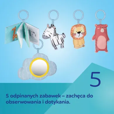 Canpol babies, Safari, covoras educativ de plus, 0m+