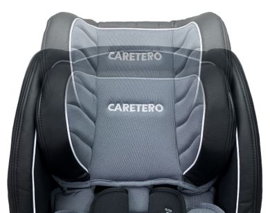 Caretero, Defender+ Isofix, scaun auto, 0-18 kg, gri