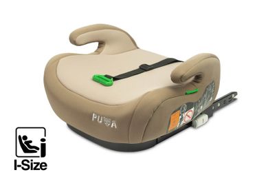 Caretero, Puma i-Size, scaun auto, bej, 125-150 cm