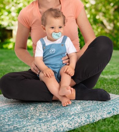 Chicco, Physioforma, Soft Luxe, suzeta din silicon, menta, 6-16 m, 2 buc.