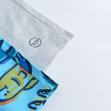 Cool Club, Pantaloni scurti pentru baieti, gri, albastru, set, 2 buc.