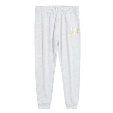 Cool Club, Pijama pentru fete, alb-gri, bleumarin, imprimeu Harry Potter, set 2 buc.