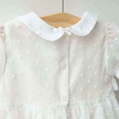 Cool Club, Rochie cu maneca scurta pentru fete, alb