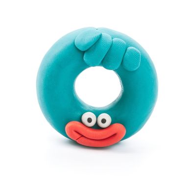 Hey Clay, Monsters, set creativ, 18 cutii de plastilina
