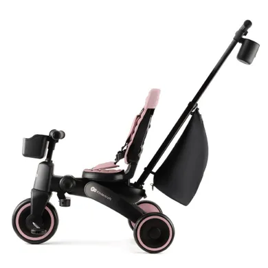 Kinderkraft, Jazz 2, tricicleta multifunctionala 5 in 1, Candy Pink
