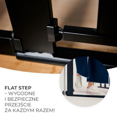 Kinderkraft, Lock & Go, poarta de siguranta, Black