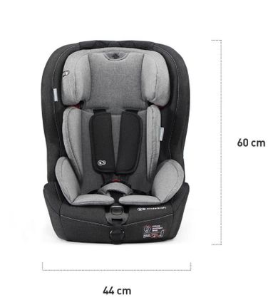 Kinderkraft, Safety Fix, scaun auto 9-36 kg, negru