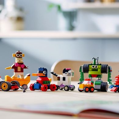 LEGO Classic, Caramizi si roti, 11014