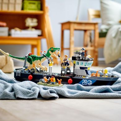 LEGO Jurassic World, Evadarea cu barca a dinozaurului Baryonyx, 76942