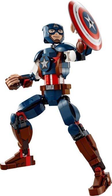 LEGO Marvel, Figurina de constructie Captain America, 76258