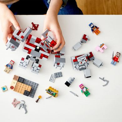 LEGO Minecraft, Batalia pentru piatra rosie, 21163