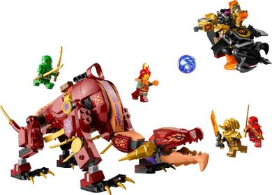 LEGO NINJAGO, Dragonul de lava transformator cu val de caldura, 71793