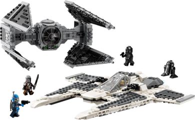 LEGO Star Wars, Fang Fighter mandalorian vs TIE Interceptor, 75348