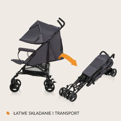 Lionelo, Elia, carucior sport, 6-15 kg, Grey White