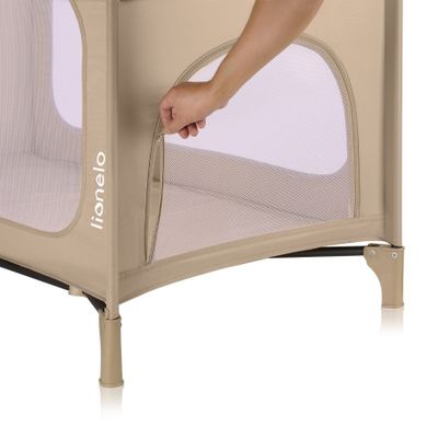Lionelo, Jasmin, patut de calatorie, Easy Fold, Beige Sand