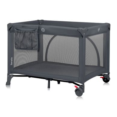 Lionelo, Laura, patut de calatorie compact 2in1, Grey Concrete
