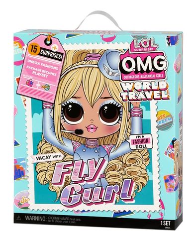 L.O.L. Surprise, O.M.G. World Travel, Fly Gurl, papusa