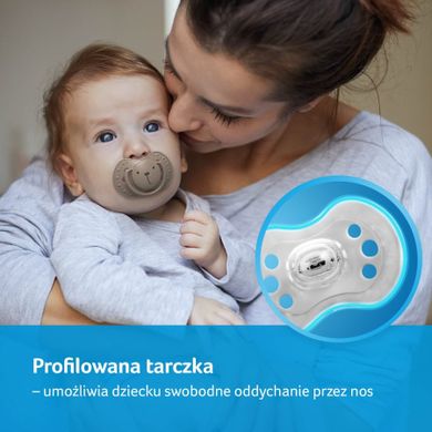 Lovi, Hey Girl, suzeta dinamica din silicon, 3-6 luni, 2 buc.