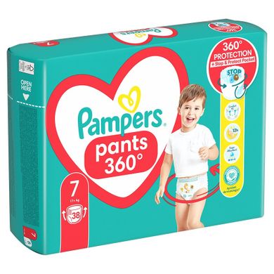 Pampers Pants, scutece-chilotel marimea 7, 17 kg+, 38 buc.