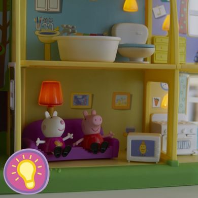 Peppa Pig, Casuta Peppei, set cu figurine