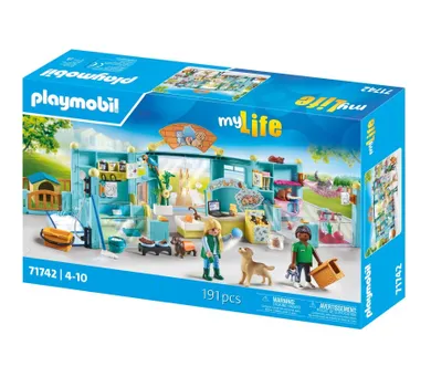 Playmobil, My Life, Hotel pentru animalute, 71742