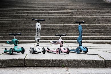 Scoot & Ride, Highwaykick 1, vehicul fara pedale si trotineta 2 in 1, Ash