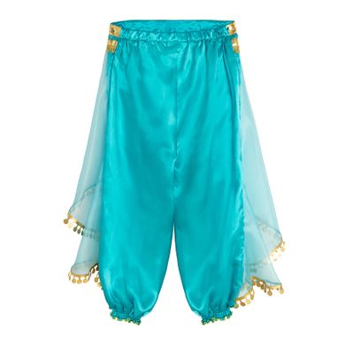 Smiki, Jasmine Aladdin, costum pentru copii, turcoaz, 117/128 cm
