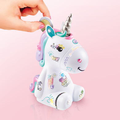 Smiki, Vinyl Design, Unicorn, pusculita, DIY, albastru