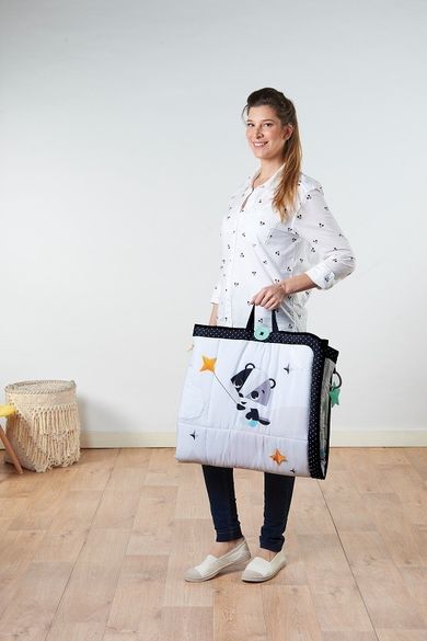 Tiny Love, Taramul magic, Gigant, covoras interactiv, alb-negru, 100-150 cm