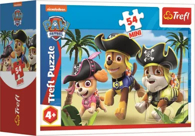 Trefl, Fii ca Paw Patrol, mini puzzle, 54 elemente, 1 buc.