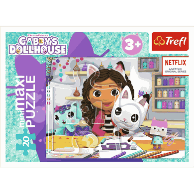 Trefl, Gabby's Dollhouse, puzzle, 20 piese